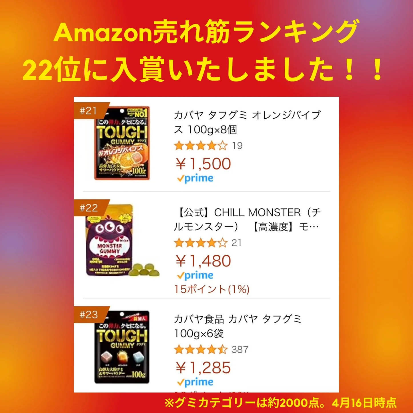 Cill Monster モンスターグミ（青りんご味）5粒入り